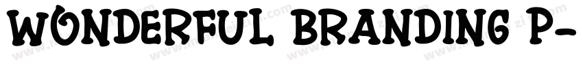 Wonderful Branding P字体转换
